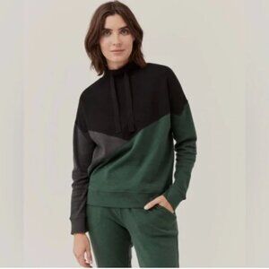Pact Organic Cotton Airplane Sweatshirt Green/Black/Mineral